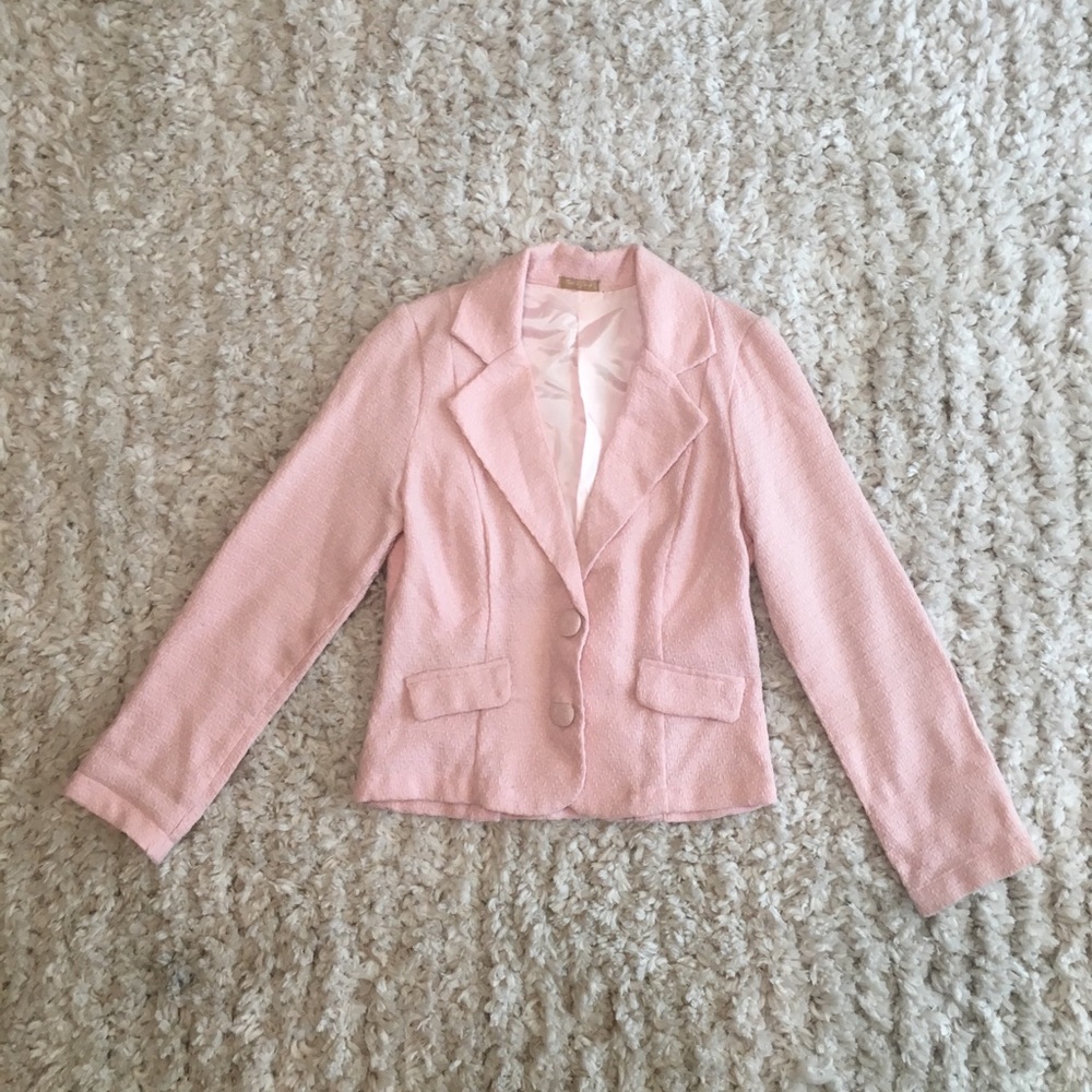 Pink blazer